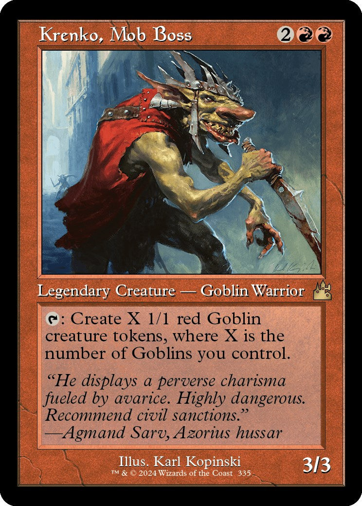 Krenko, Mob Boss (Retro Frame)
