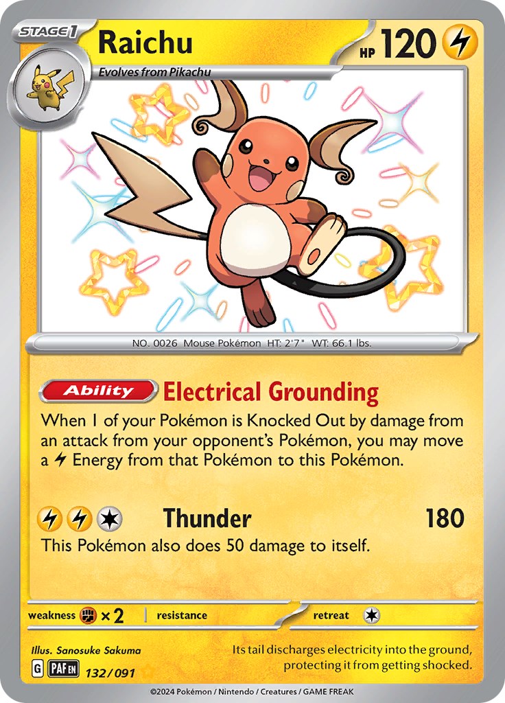 Raichu - 132/091