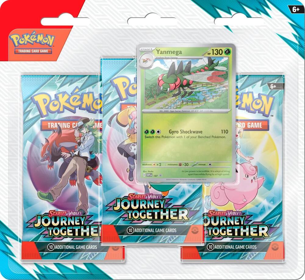 Pokemon: Journey Together 3 Pack Blister