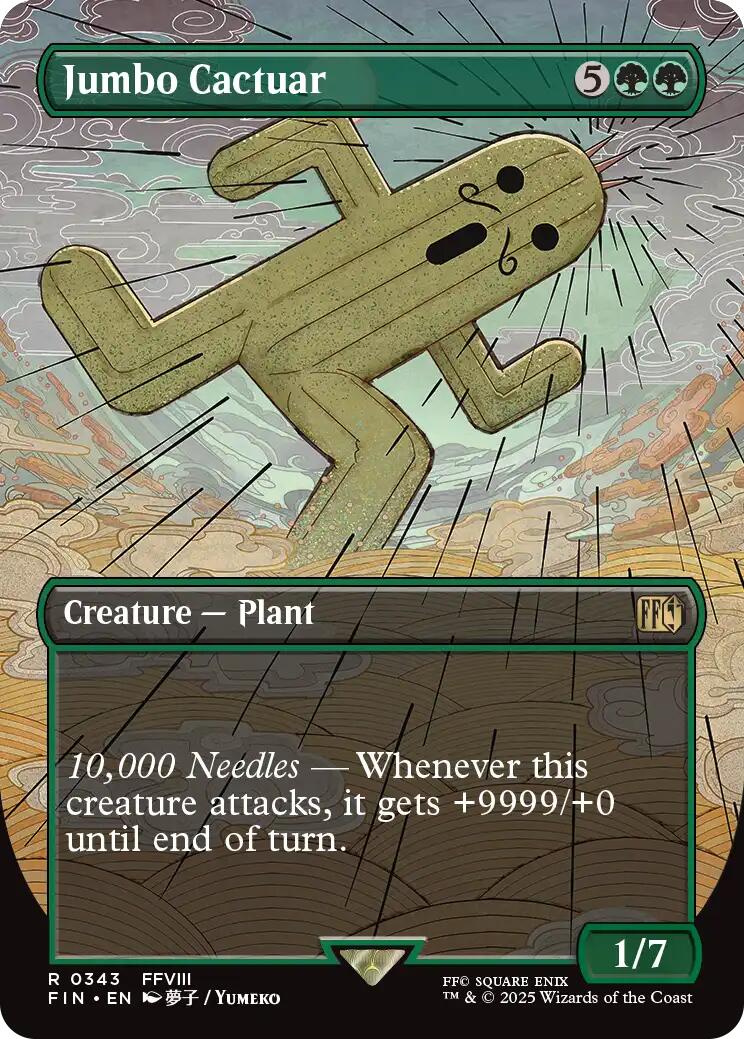 Jumbo Cactuar (Borderless)