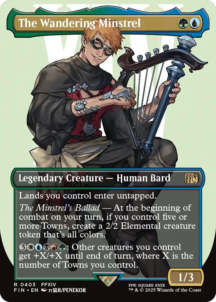 The Wandering Minstrel (Borderless)