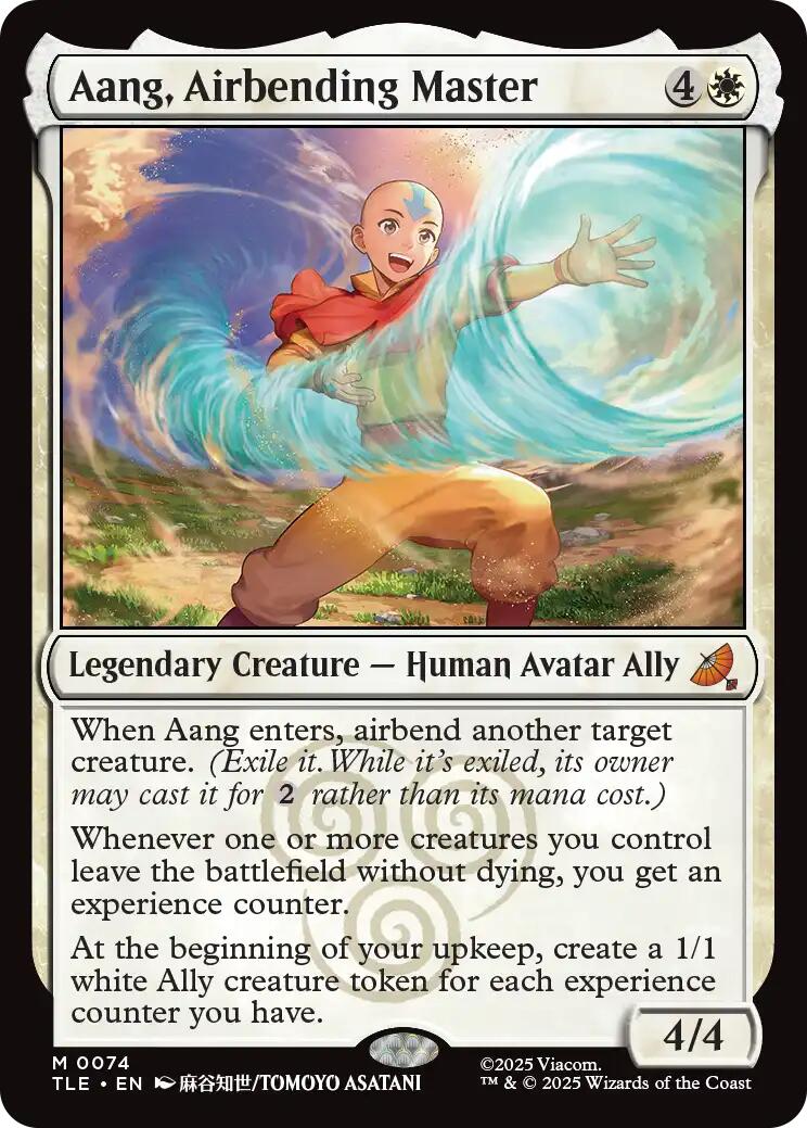 Aang, Airbending Master