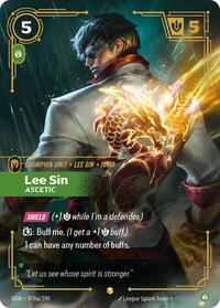 Lee Sin, Ascetic (Alternate Art)