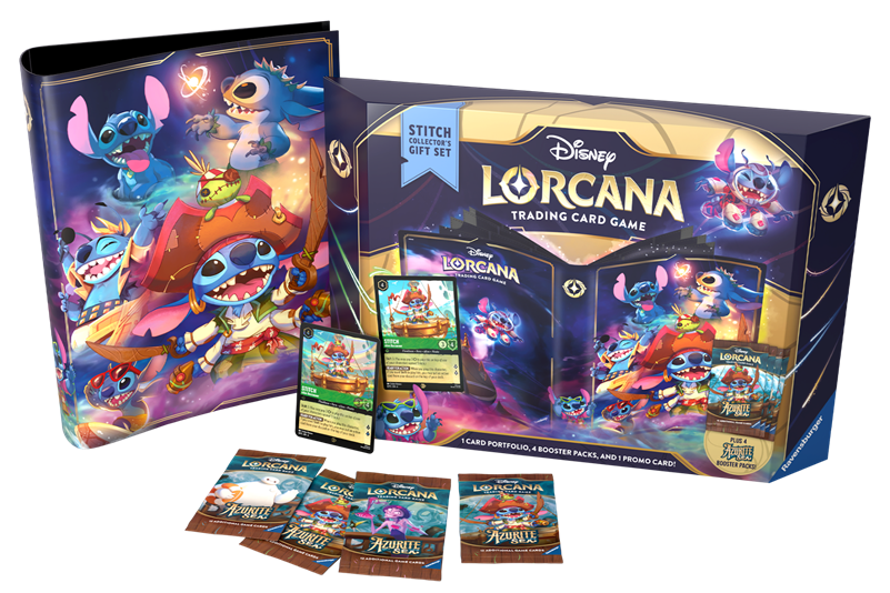 Disney Lorcana TCG: Azurite Sea - Collector`s Gift Set, Stitch The Hub TCG Disney Lorcana TCG: Azurite Sea - Collector`s Gift Set, Stitch The Hub TCG