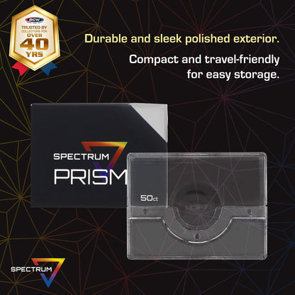 BCW: Prism Deck Case-50 CT-Crystal Clear