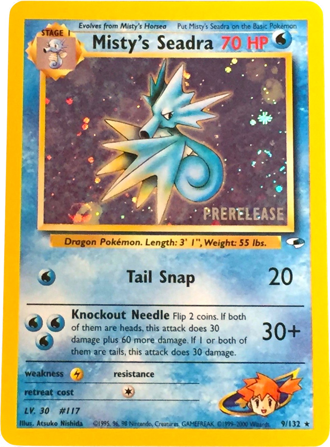 Misty's Seadra (Prerelease)