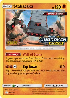 Stakataka - SM180 (Prerelease) [Staff]
