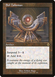 Sol Talisman (Retro Frame)