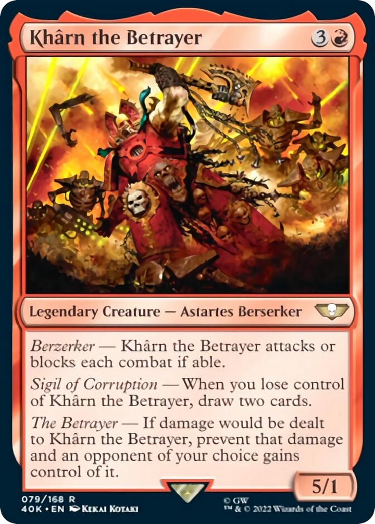 Kharn the Betrayer (Surge Foil)