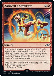 Aardwolf's Advantage (Galaxy Foil)