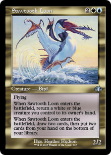 Sawtooth Loon (Retro Frame)