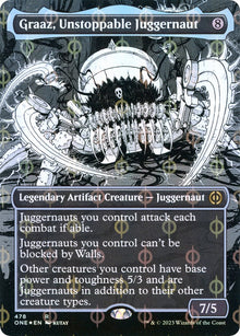 Graaz, Unstoppable Juggernaut (Borderless) (Step-and-Compleat Foil)