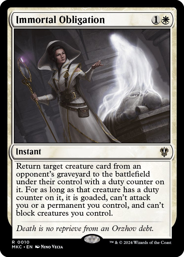 Immortal Obligation