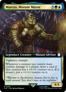 Marcus, Mutant Mayor (Extended Art)