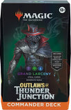 Magic the Gathering Outlaws of Thunder Junction Commander Deck