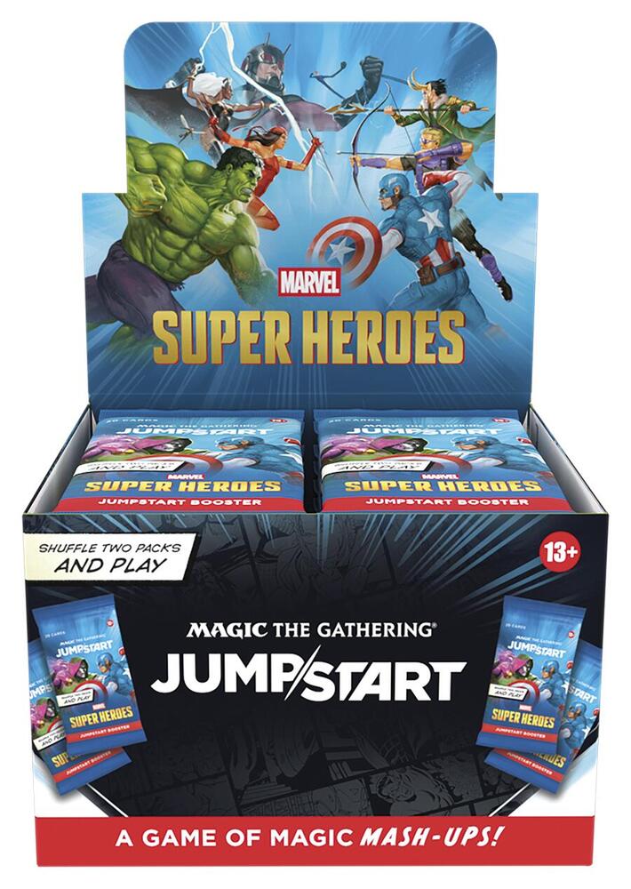 Magic the Gathering: Marvel Super Heroes - Jumpstart Booster Display