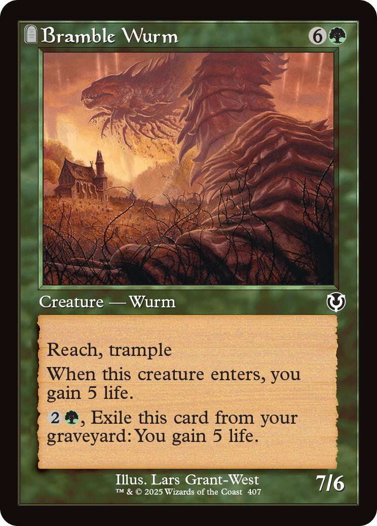 Bramble Wurm (Retro Frame)