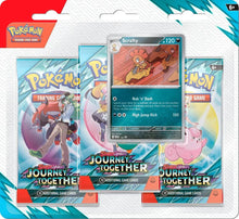 Pokemon: Journey Together 3 Pack Blister