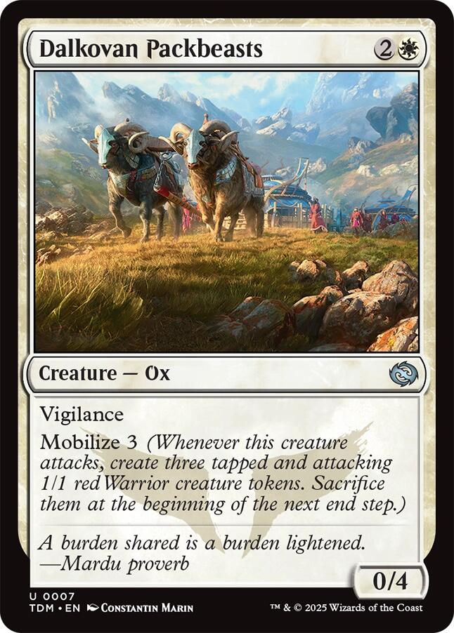 Dalkovan Packbeasts