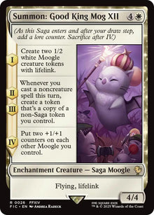 Summon: Good King Mog XII