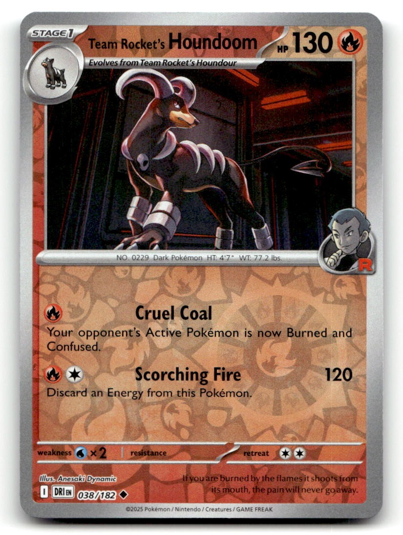 Team Rocket's Houndoom - 038/182