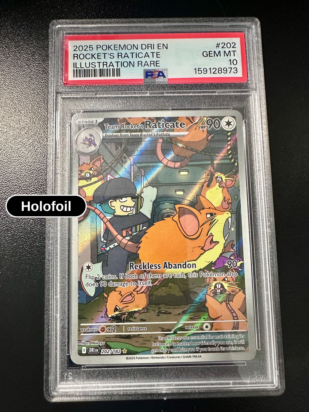 Team Rocket's Raticate - 202/182