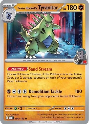 Team Rocket's Tyranitar (Non-holo)