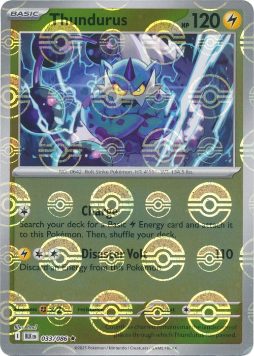 Thundurus (Poke Ball Pattern)