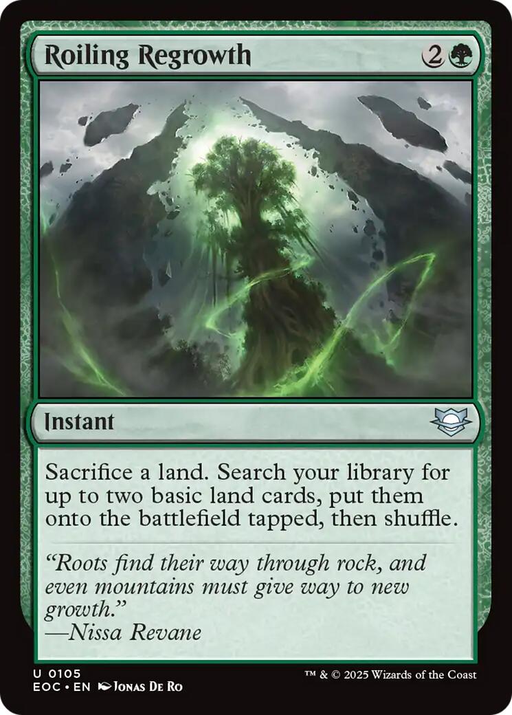 Roiling Regrowth