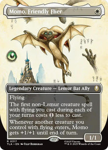 Momo, Friendly Flier (Borderless)