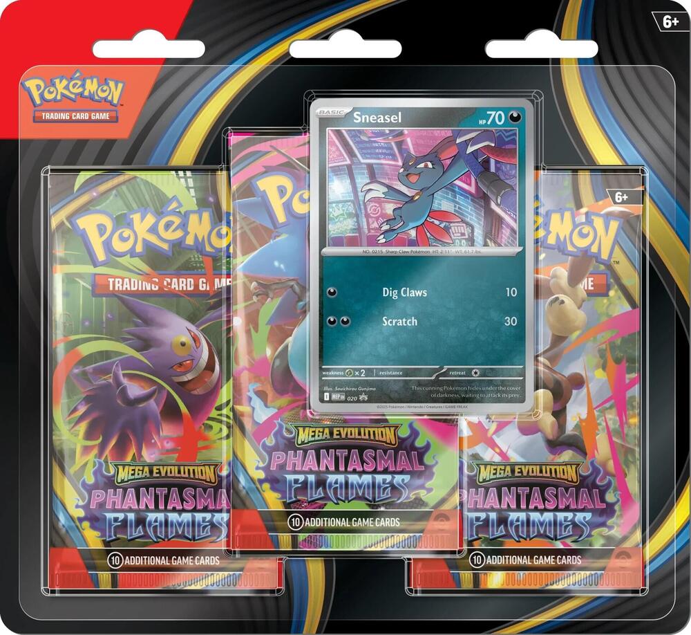 Pokemon: Phantasmal Flames 3 Pack Blister