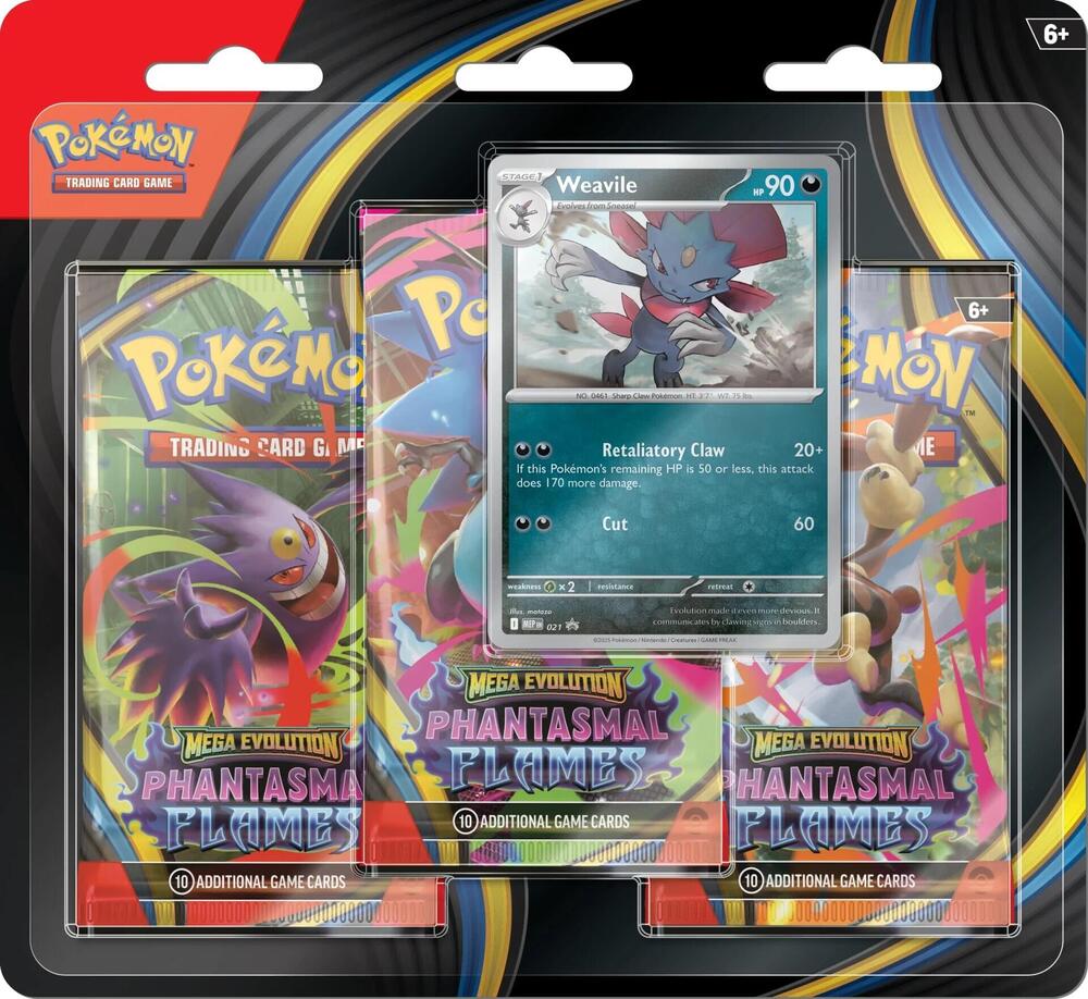 Pokemon: Phantasmal Flames 3 Pack Blister