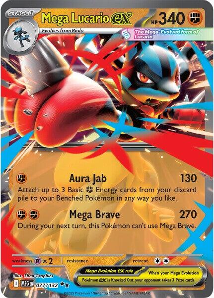 Mega Lucario ex - 077/132
