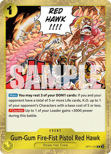 Gum-Gum Fire-Fist Pistol Red Hawk (Nami Deck)