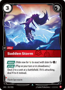 Sudden Storm