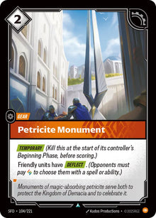 Petricite Monument