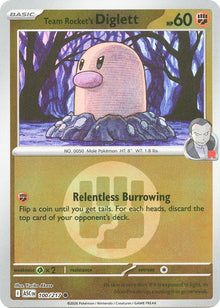 Team Rocket's Diglett (Energy Symbol Pattern)