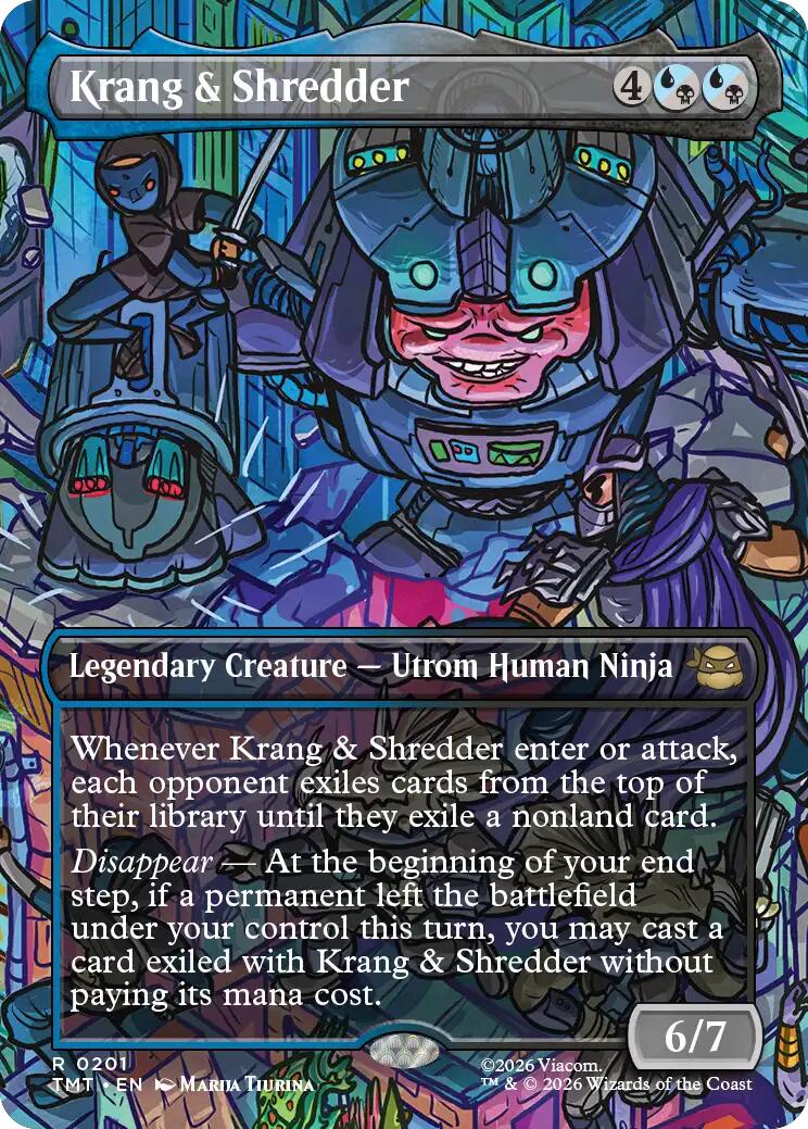 Krang & Shredder (Borderless)