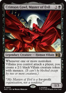 Crimson Cowl, Master of Evil