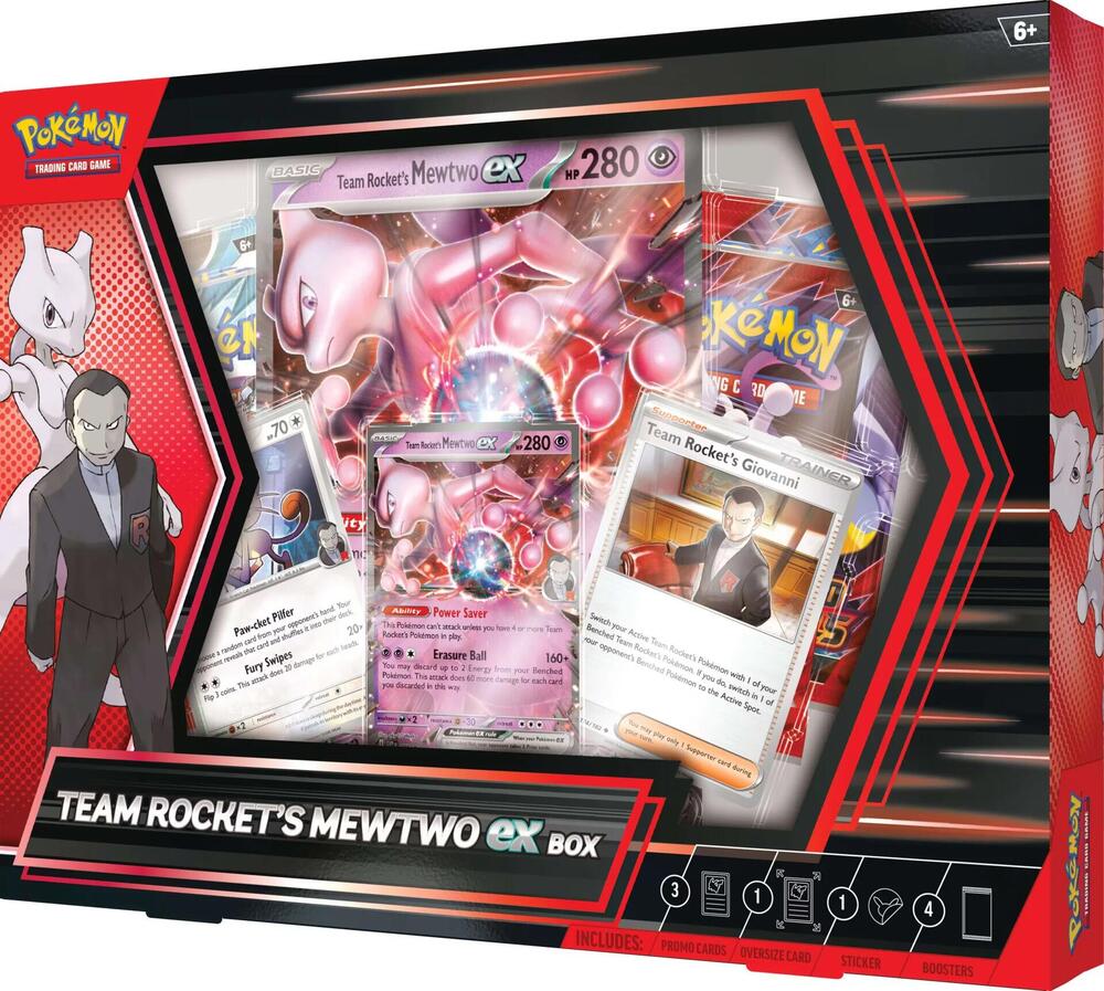 Pokemon: Team Rocket's Mewtwo ex Box