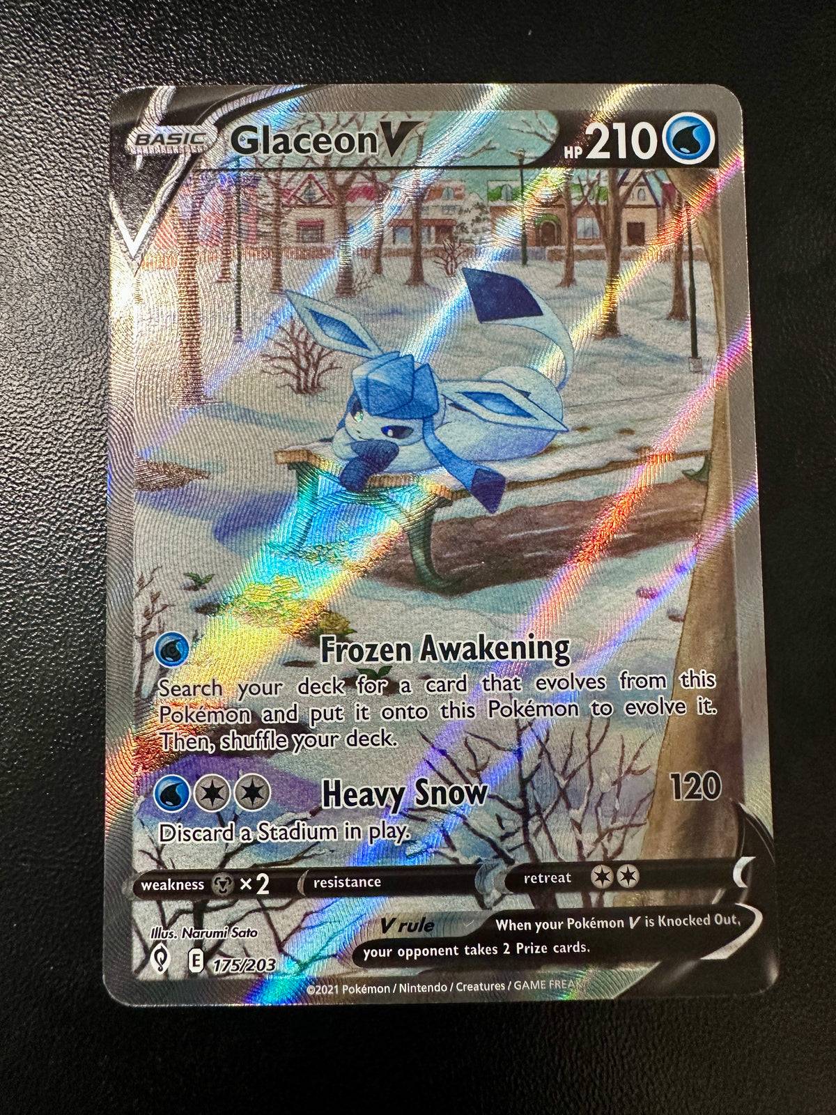 Glaceon V (Alternate Full Art)