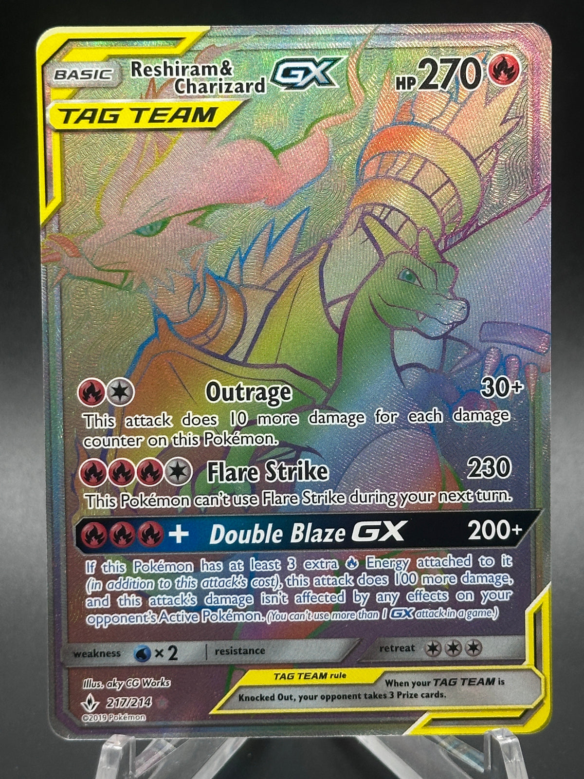 Reshiram & Charizard GX (Secret)
