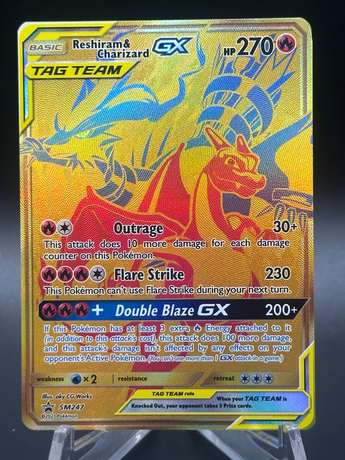 Reshiram & Charizard GX - SM247