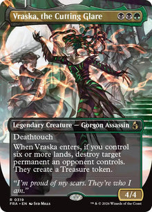 Vraska, the Cutting Glare (Borderless)