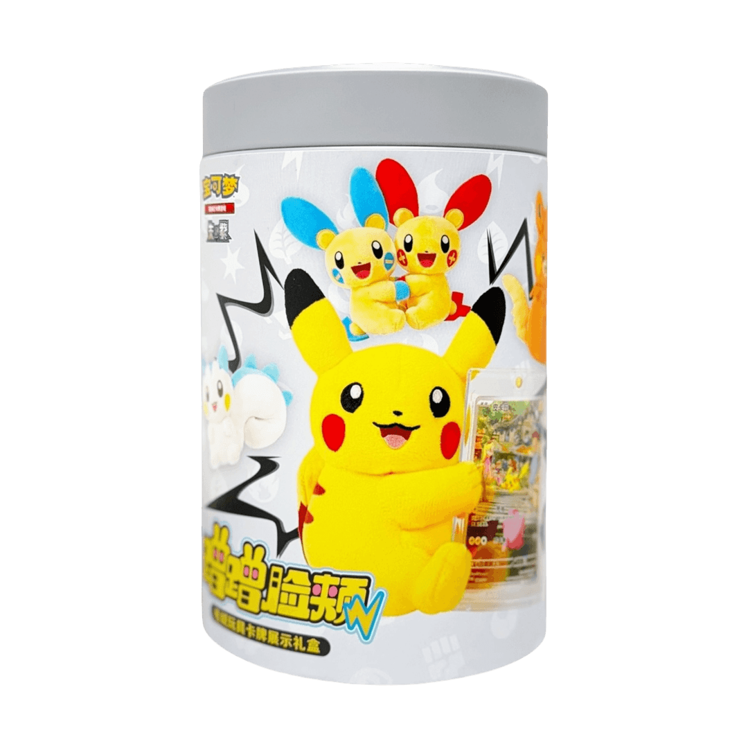 Nuzzle Cheeks Plush Toy Card Display Chinese Pokemon Blind Box