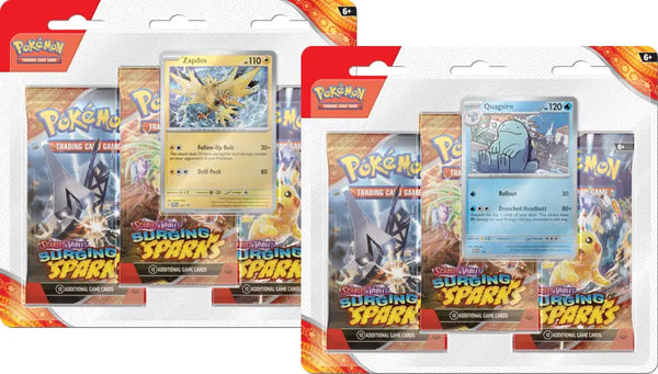 Pokemon: Surging Sparks 3 Pack Blister