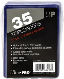 Ultra Pro Toploaders - 3 x 4 - Clear Regular (25 per Pack)